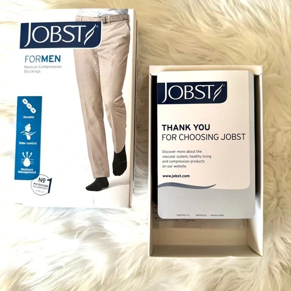 💖 Jobst For Men Thigh High CT Stockings 20-30 mmHG, NWT - Picture 6 of 15